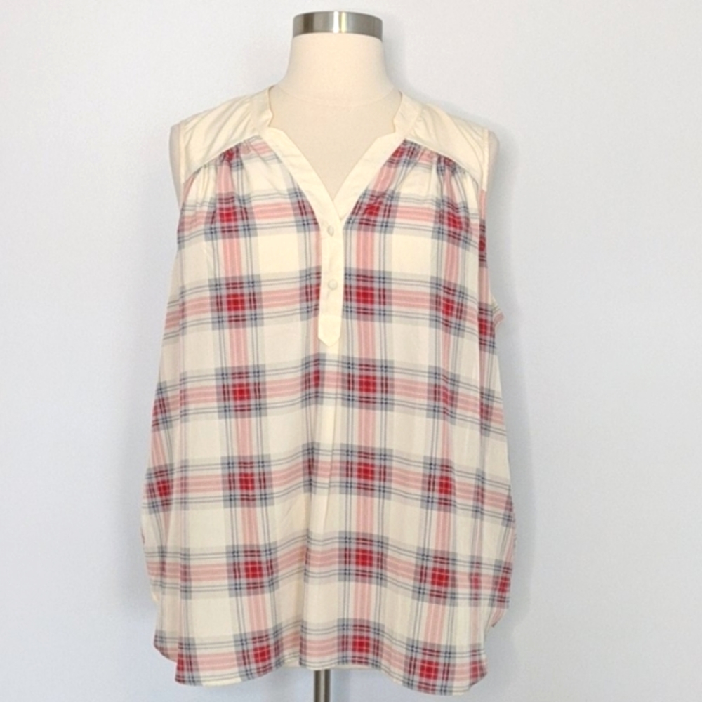 Modcloth Fervour sleeveless blouse
